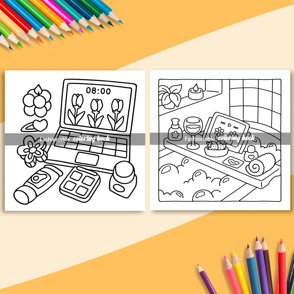 SELF LOVE Bold-easy Patterns Coloring Book for Adults Cute Drawing Book