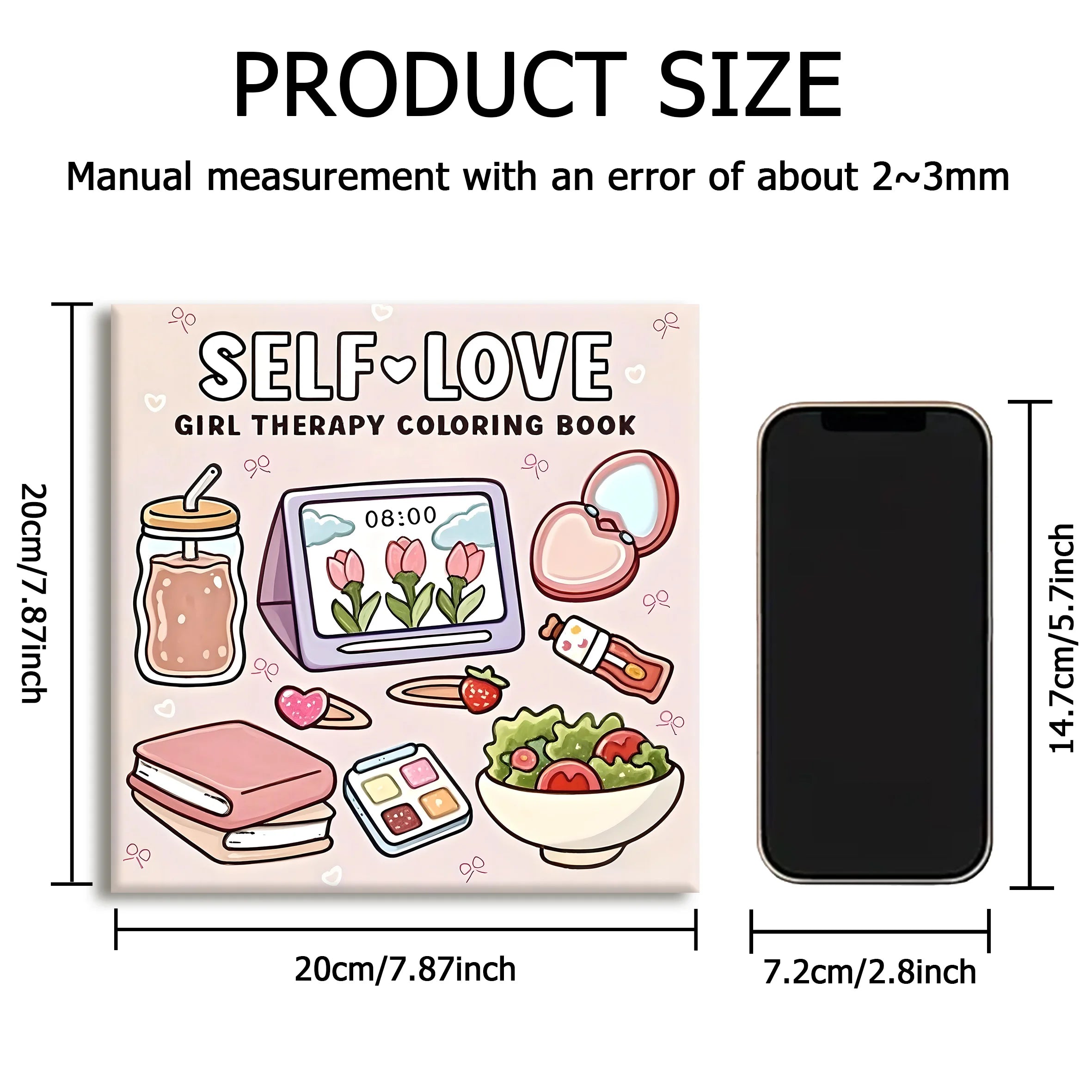 SELF LOVE Bold-easy Patterns Coloring Book for Adults Cute Drawing Book